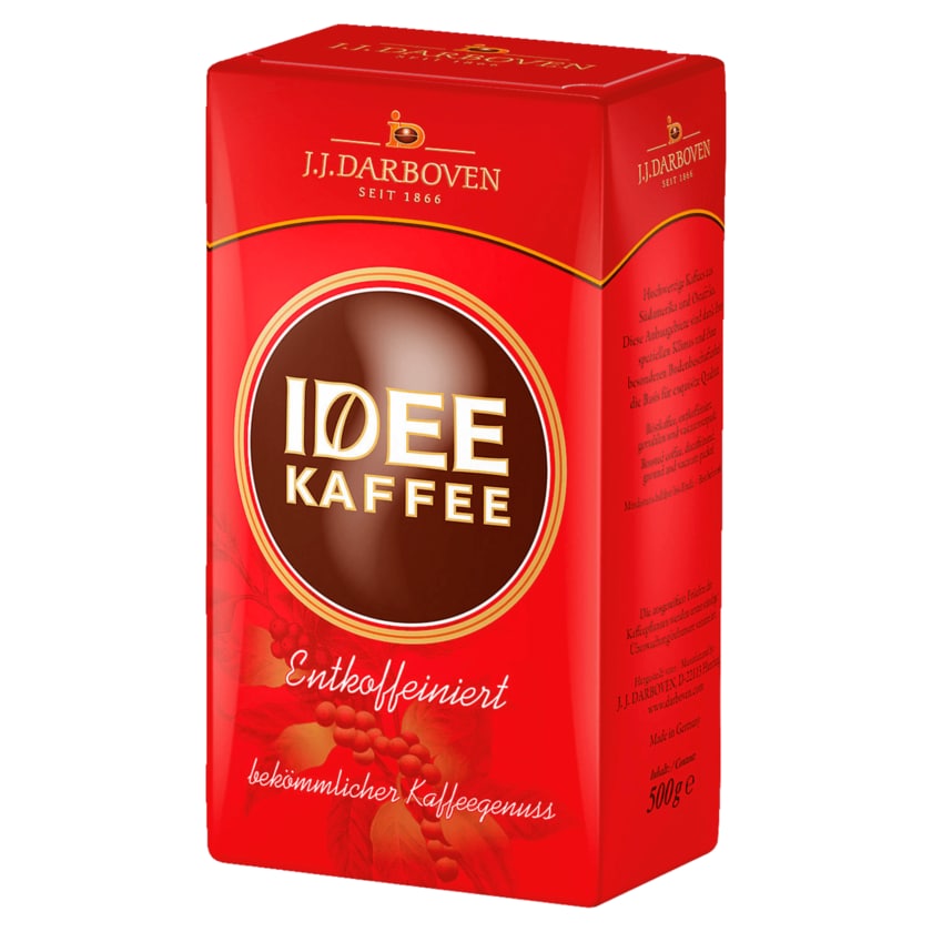 J.J. Darboven Idee Kaffee entkoffeiniert 500g